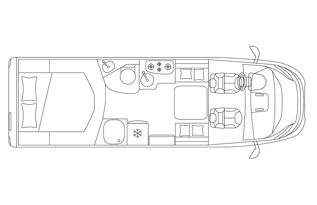 Grundriss vom Laika Ecovip L3412