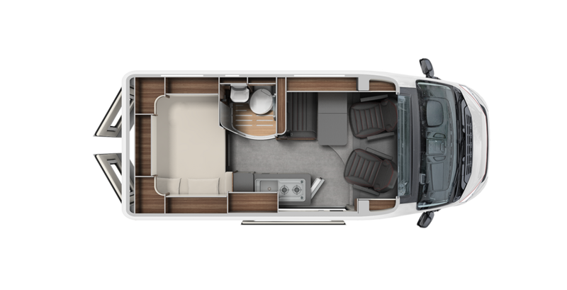 Aufteilung Wohnmobil Schema