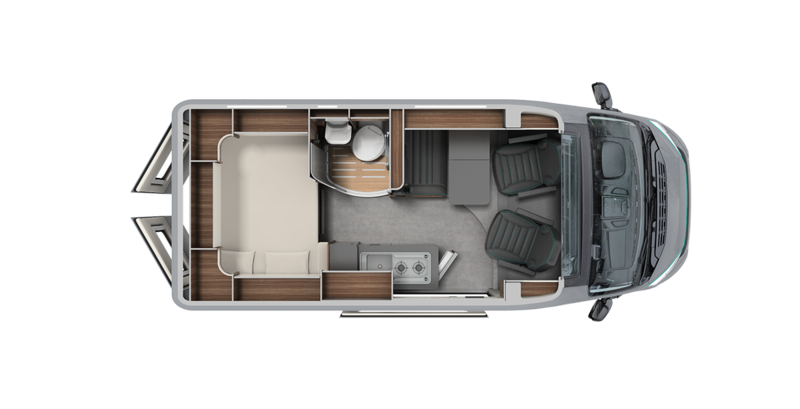 Aufteilung Wohnmobil Schema