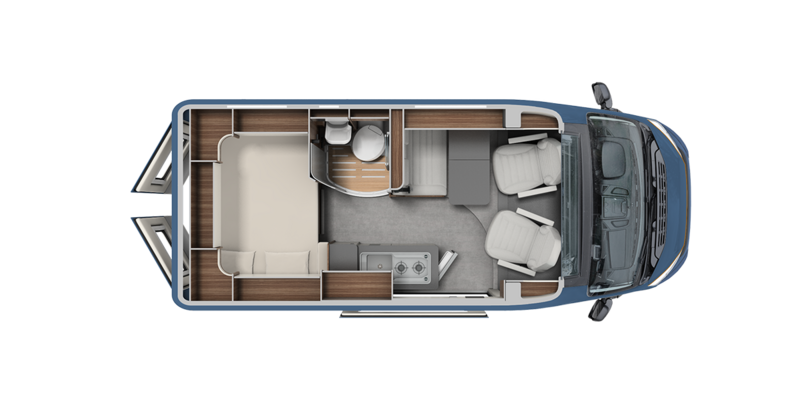 Aufteilung Wohnmobil Schema