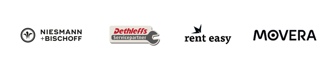 Niessmann+Bischoff, Dethleffs, renteasy, Movera