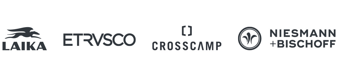 Laika Estrusco Crosscamp Niesmann bishoff Logos Laika Estrusco Crosscamp Niesmann bishoff Logos