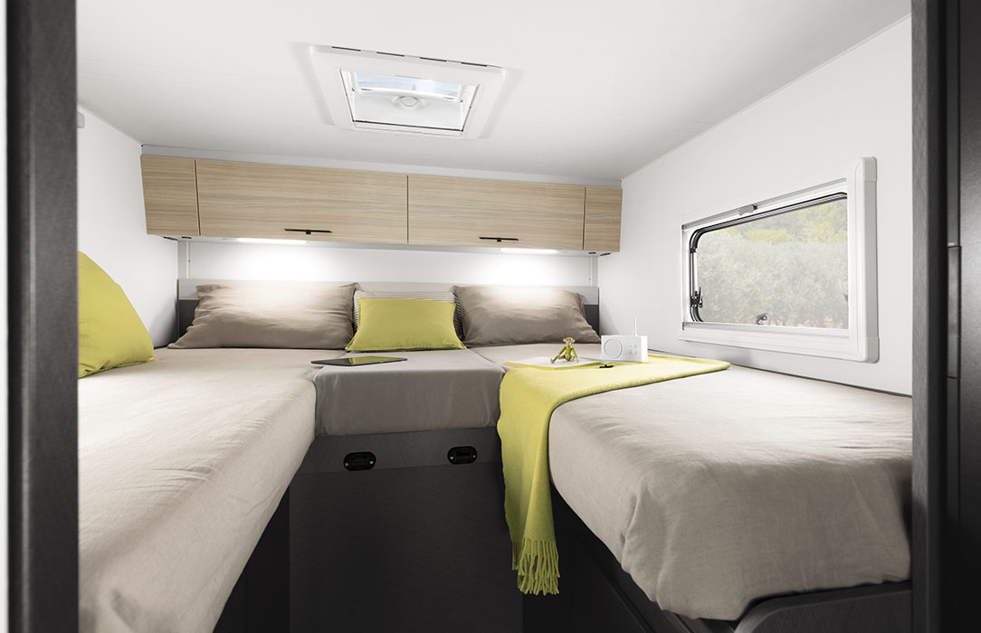 Wohnraum innen Schlafbereich