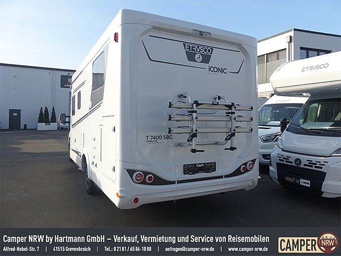 Etrusco 7400 SBC Complete Sel. + Fahrradtr. + Safetyp.