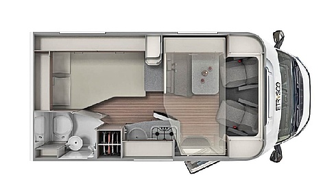 Etrusco 5900 FB Complete Selektion Hubbett